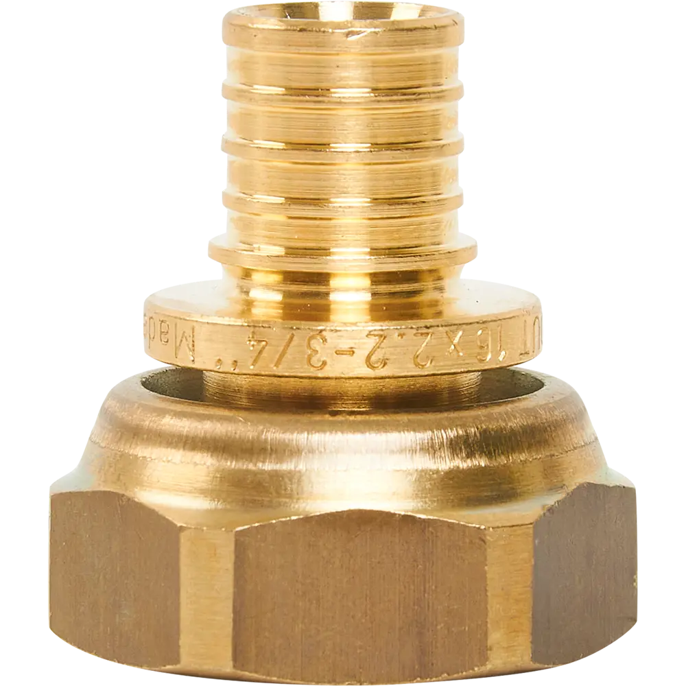 Переходник STOUT 3/4"x16 мм для систем водоснабжения и отопления 82197833 STLM-0021723 - Вид №1