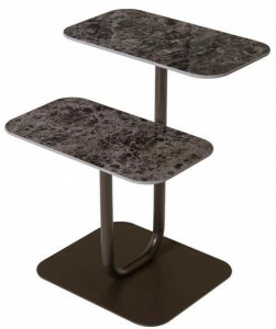 Tonin Casa Журнальный столик из керамогранита на основе окрашенного металла