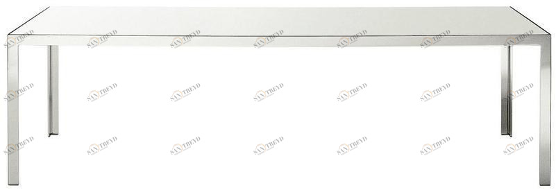 B&B Italia Прямоугольный стол из стали и стекла The table sun-id-1436131