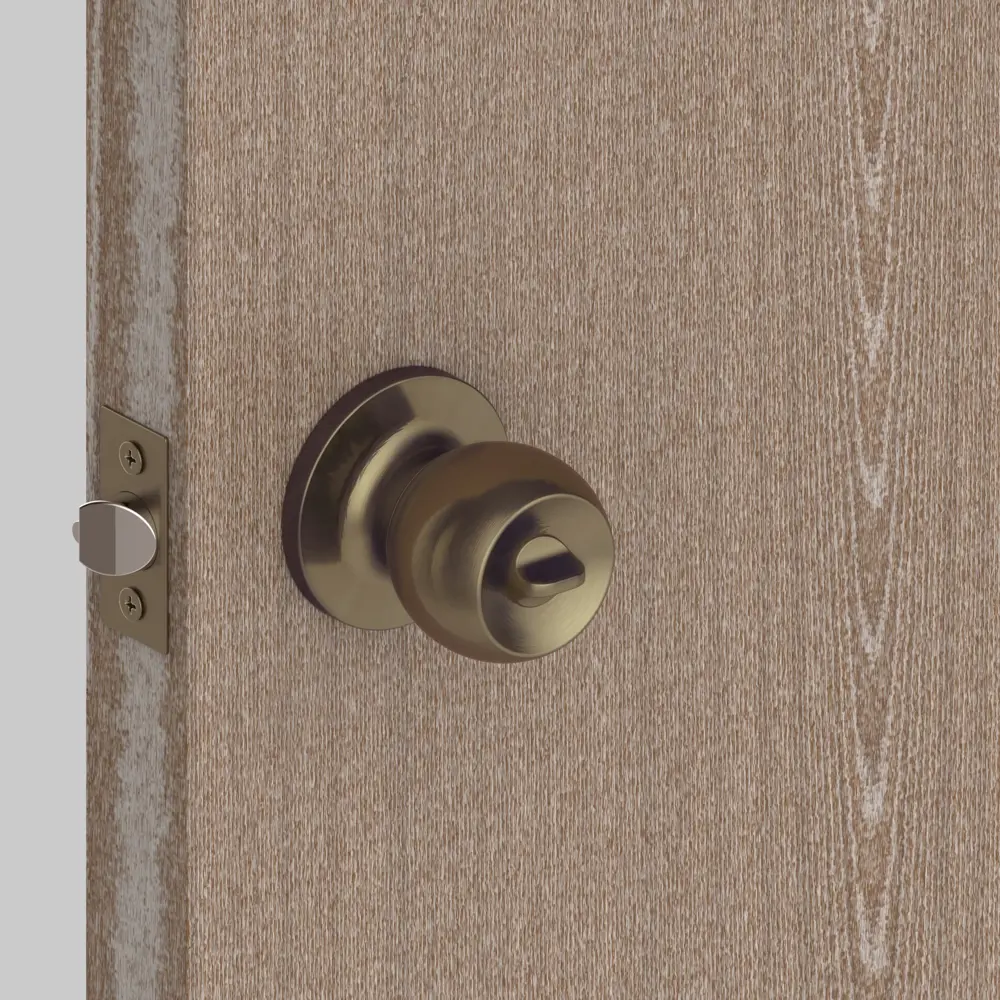 Ручка-защелка 624/BL PB-B с фиксатором сталь цвет бронза FUARO STLM-2208208 - Вид №8