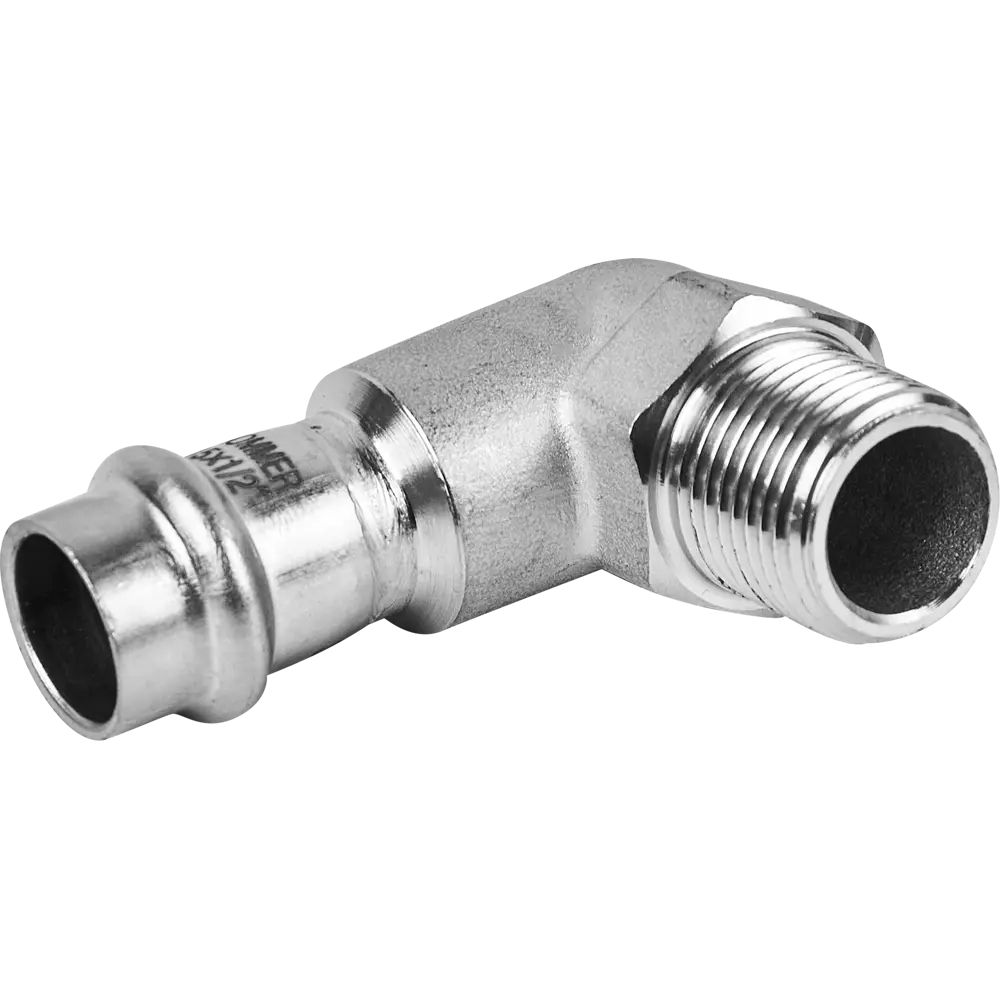 Угол переходной Rommer 1/2"x15 мм ВПр-НР нержавеющая сталь STLM-2191385