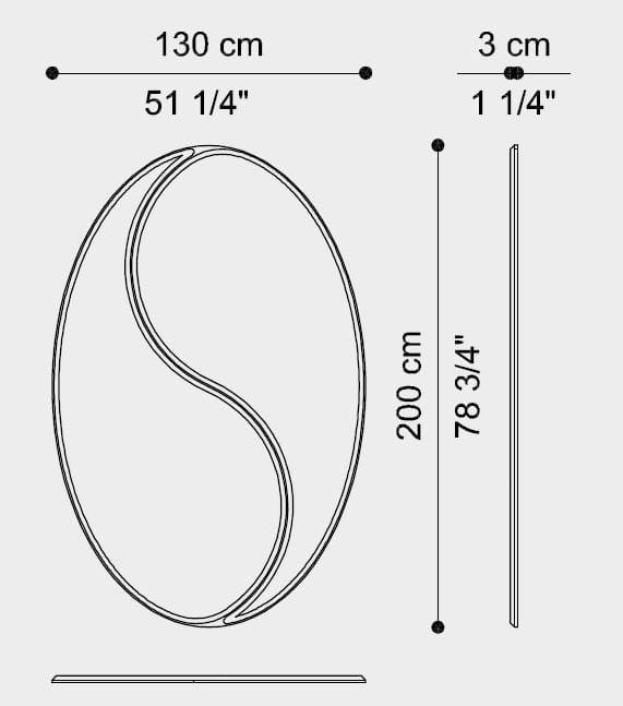 Овальное настенное зеркало ETRO Home Interiors KALI ARCH-00144734 - Вид №2