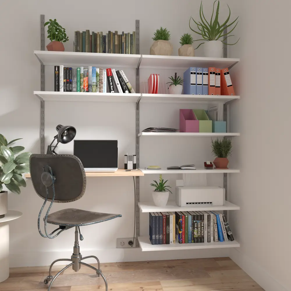 Направляющая однорядная Spaceo 50 см цвет серый STLM-2205695 - Вид №2