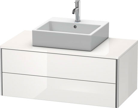 XS491109494 XSquare Тумбочка для подвесной консоли Баклажан шелковисто-матовый лак Duravit - Вид №2
