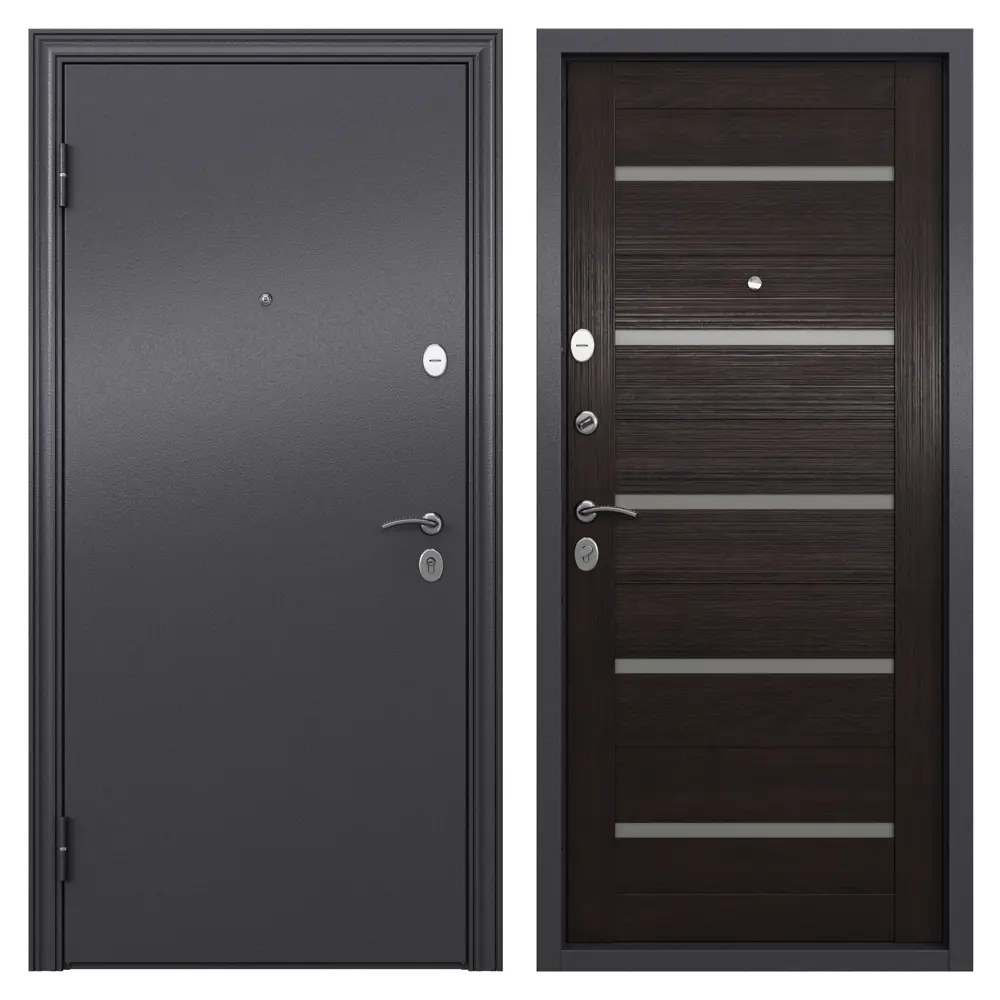 Дверь входная металлическая Страйд, 950 мм, левая, цвет дукато акация TOREX STLM-2194918