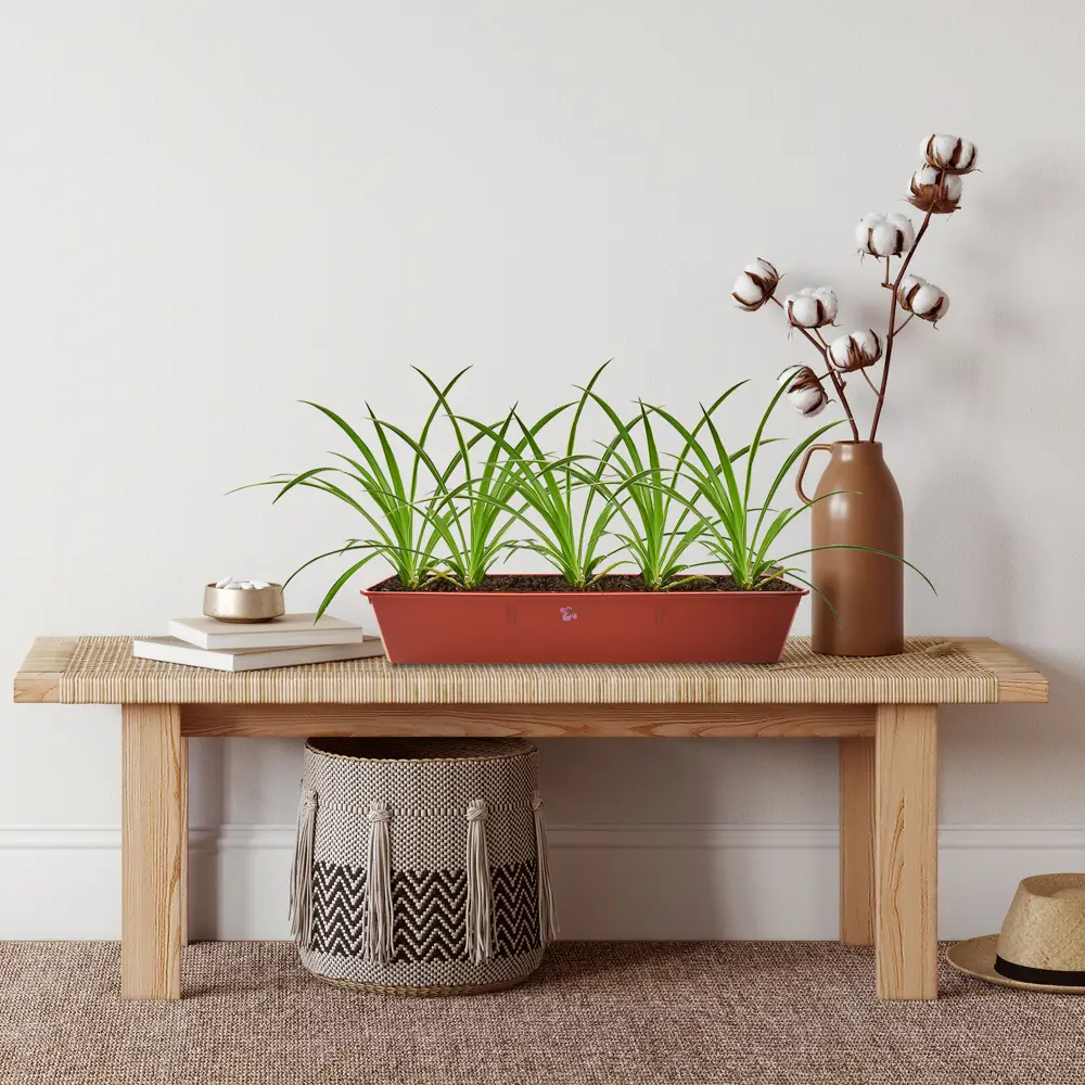 Балконный ящик INGREEN терракотовый для цветов 80 см 12973272 STLM-0002607 - Вид №5