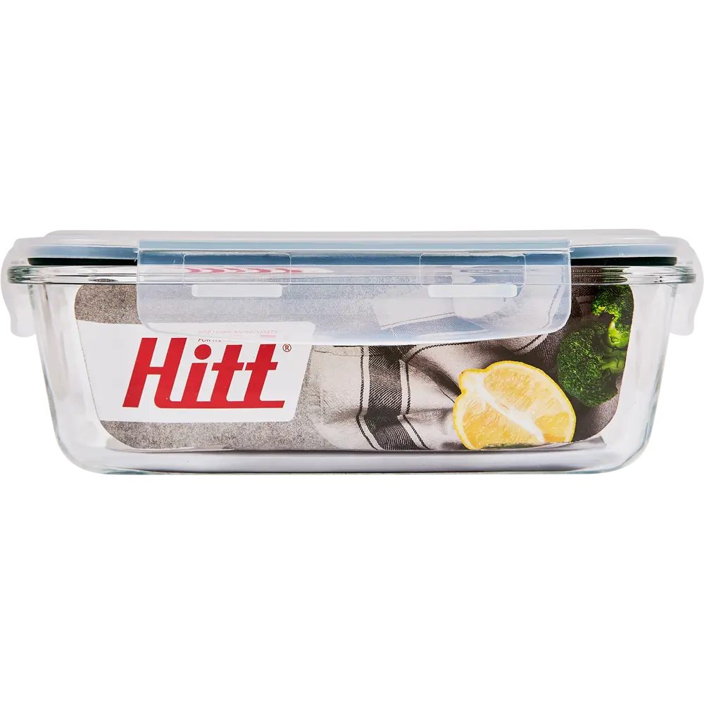 Контейнер герметичный Hitt 1 л стекло прозрачный STLM-2019281 - Вид №4