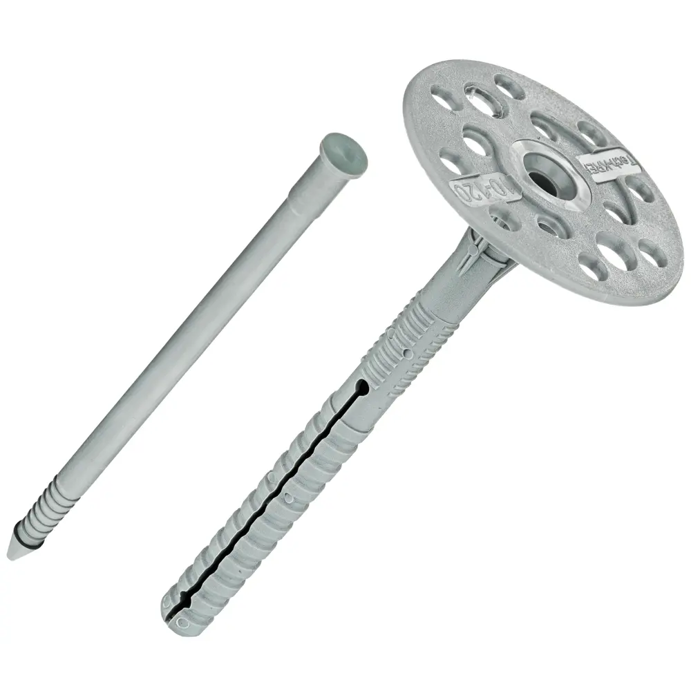 TECH-KREP Дюбель тарельчатый для теплоизоляции 10×120 мм с увеличенной шайбой 84039040 STLM-0046362