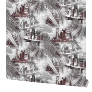 Обои флизелиновые Vog Collection Города серые 1.06 м 168353-02