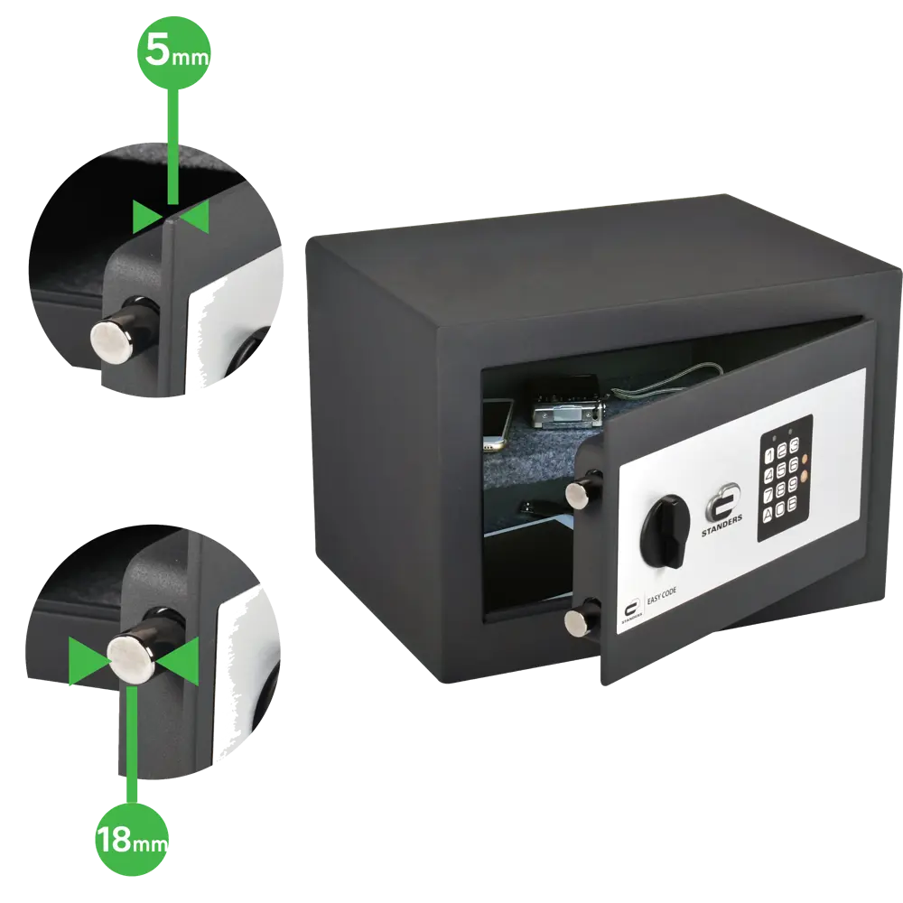Сейф мебельный Standers N2 с электронным замком сталь 16 л STLM-2167791 - Вид №10