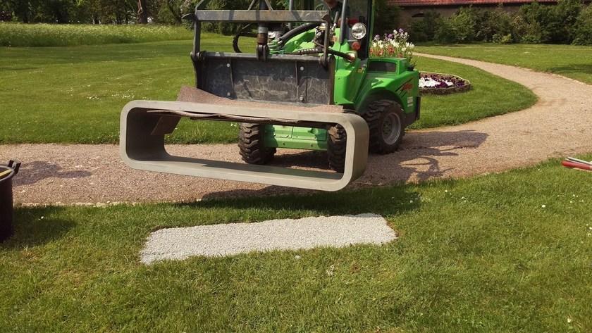 CO33 Бетонная скамья Opus O160b - Вид №5