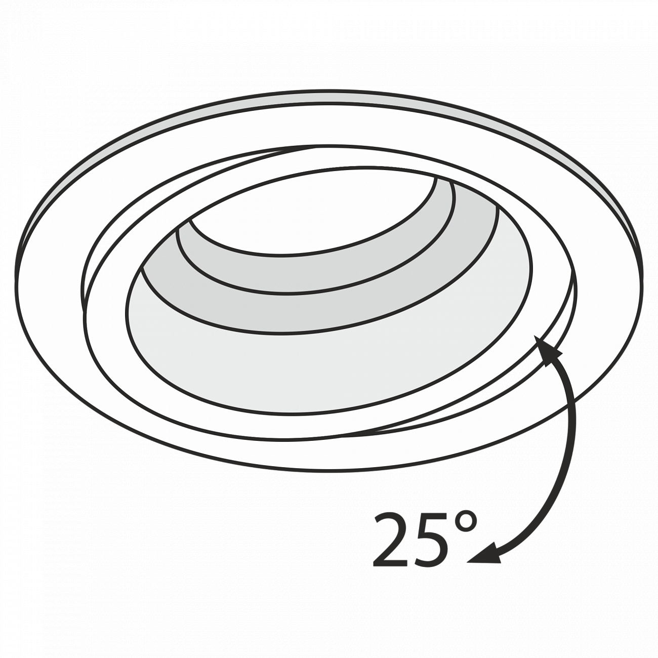 Встраиваемый спот белый Technical Akron DL025 TECHNICAL DOWNLIGHT 00-3957191 Белый  - Вид №5