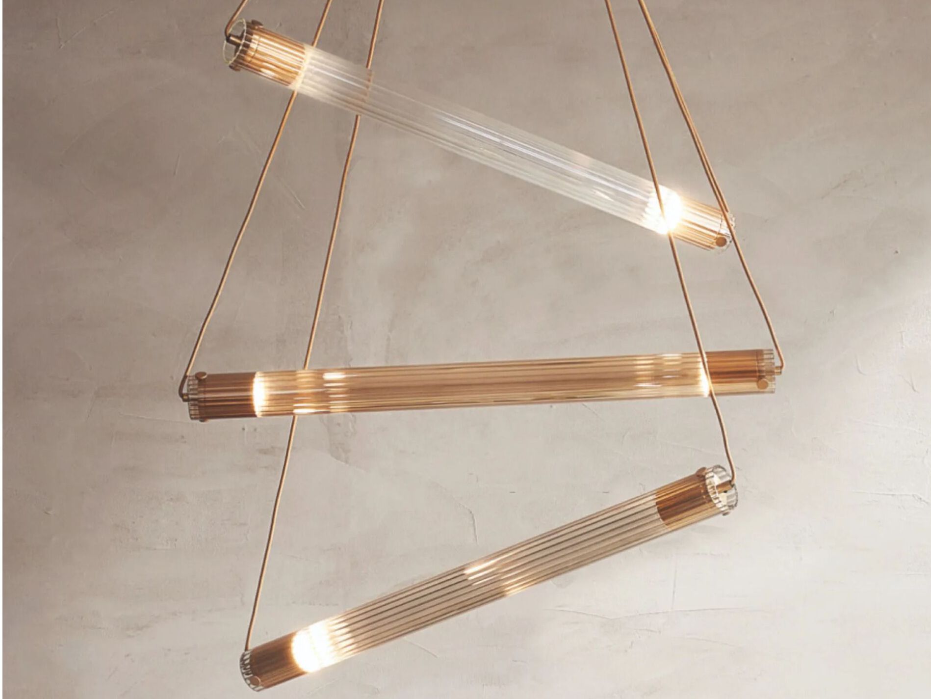 Подвесной светильник из стекла pyrex canneted RIFLESSI Tube ARCH-00095707