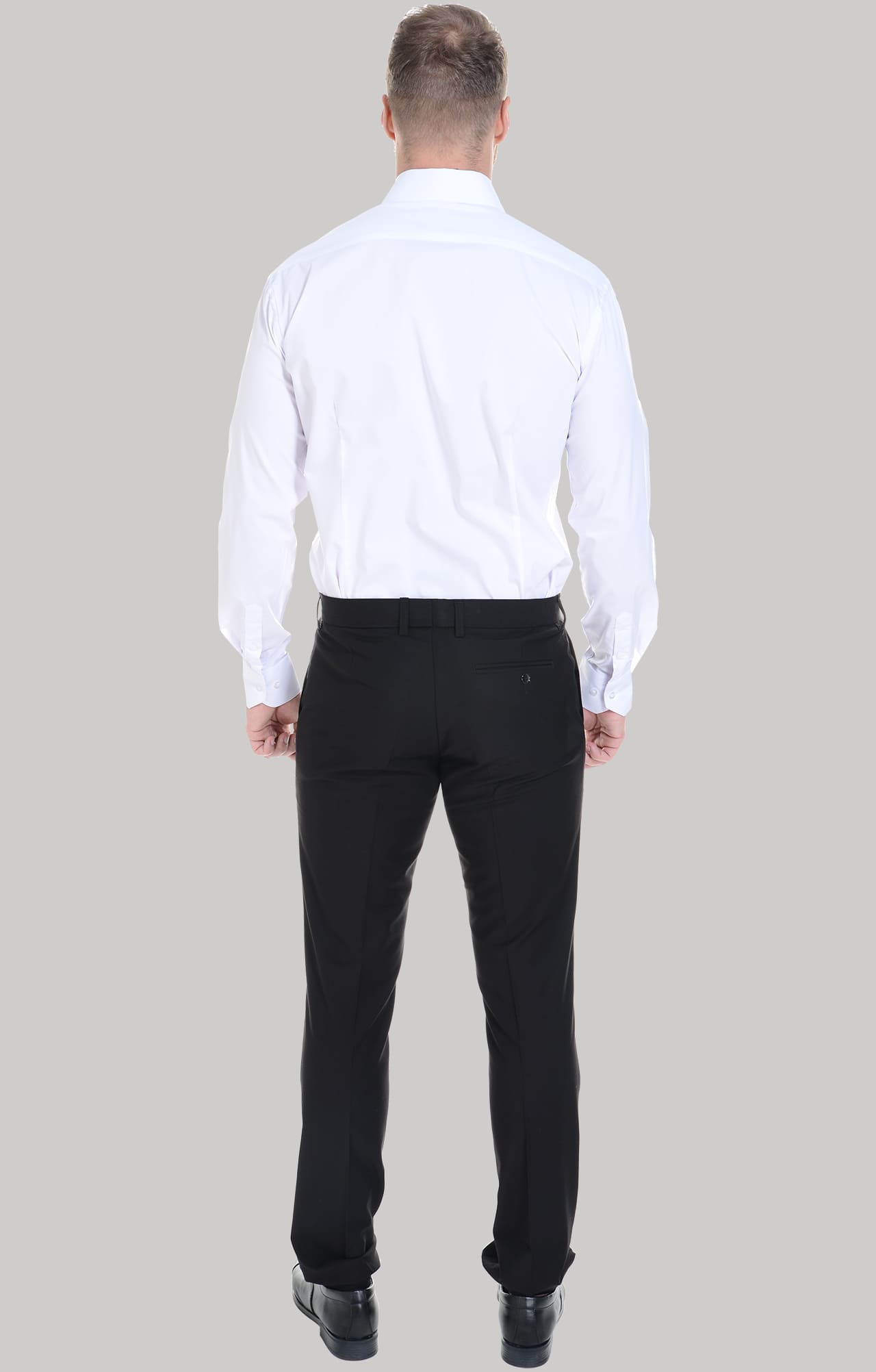 62466 Рубашка мужская  white El-Risto  Корпоративная одежда  размер 42/170-176  - Вид №9