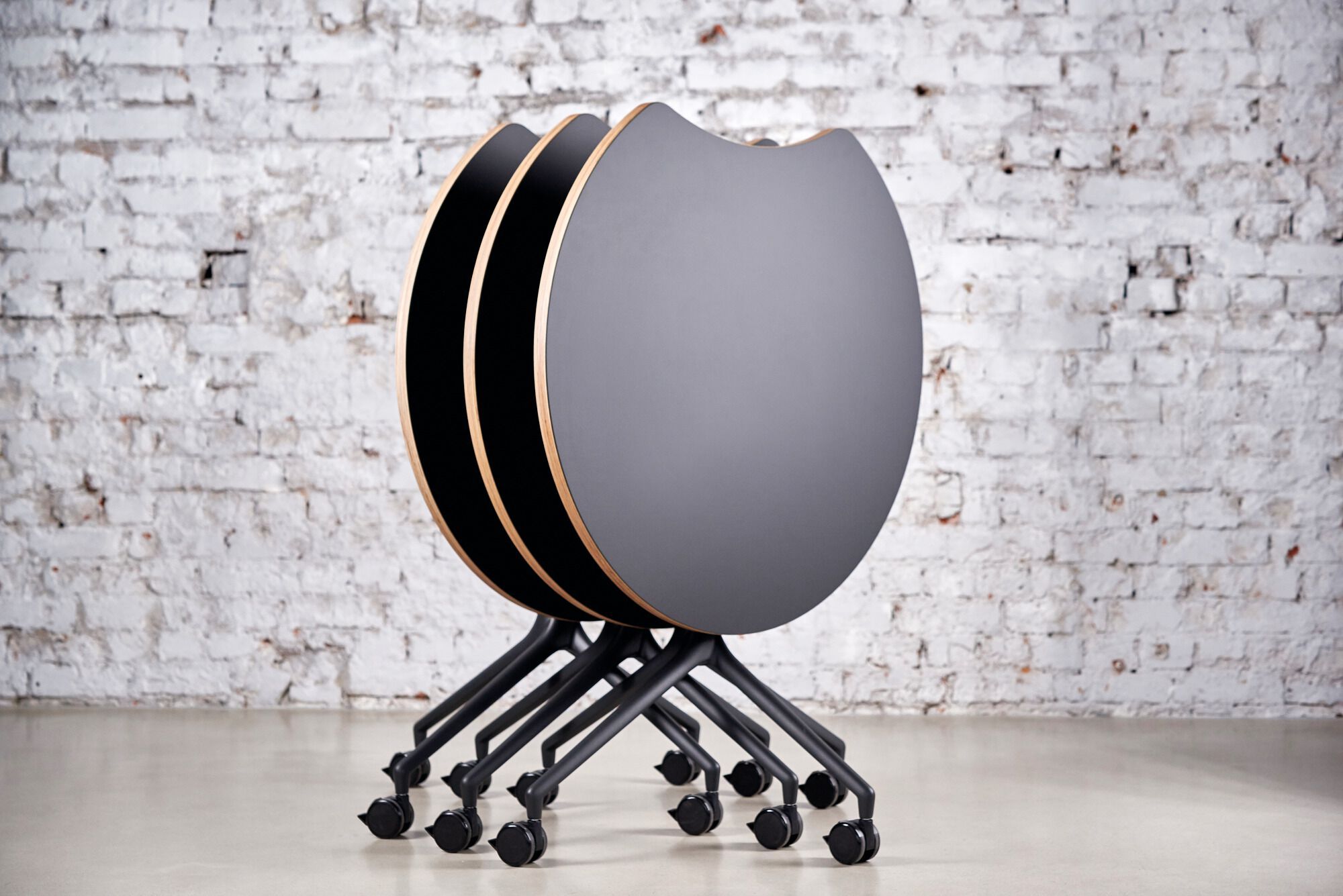 Круглый стол с деревянным откидным верхом Howe AS series ARCH-00098336 - Вид №3