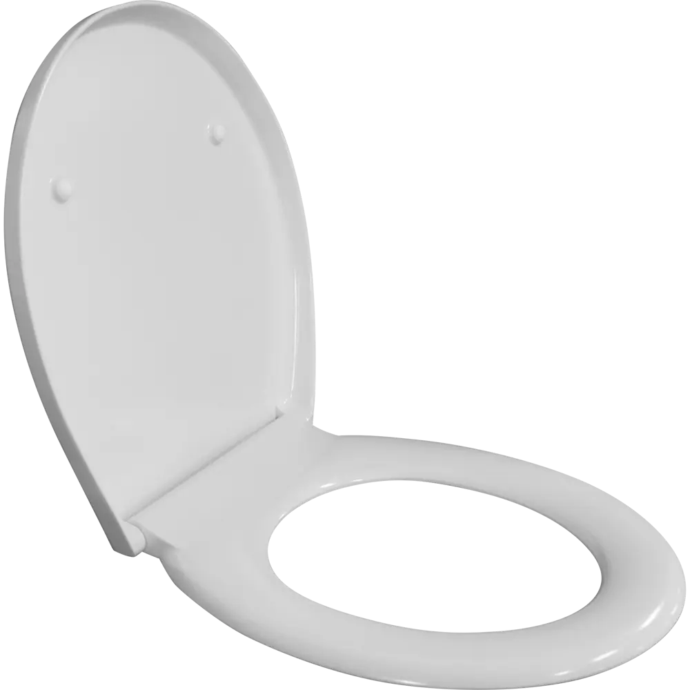 Сиденье для унитаза KONSENSA Мауро овал с микролифтом цвет белый STLM-2020380 - Вид №1