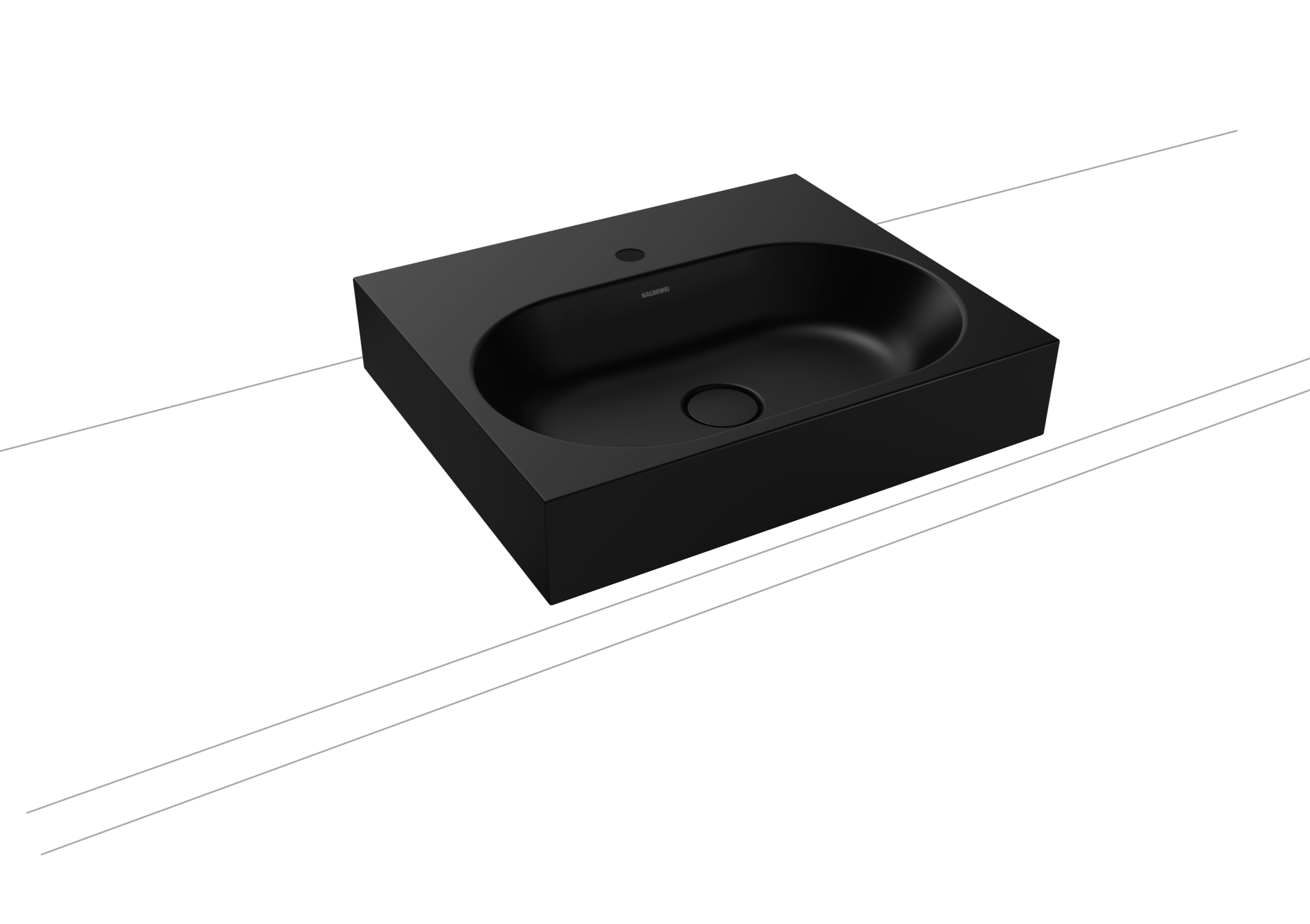 Умывальник KALDEWEI Сталь эмалированная 3057 294 черный матовый 100 30573319294