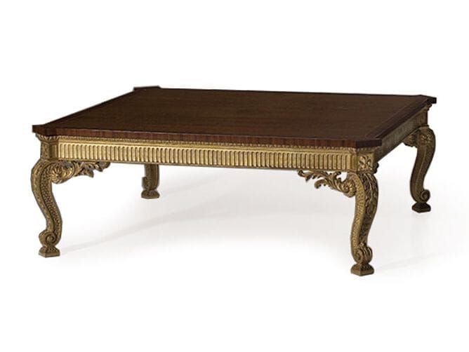 Прямоугольный журнальный столик из массива дерева OAK Галерея ARCH-00104262