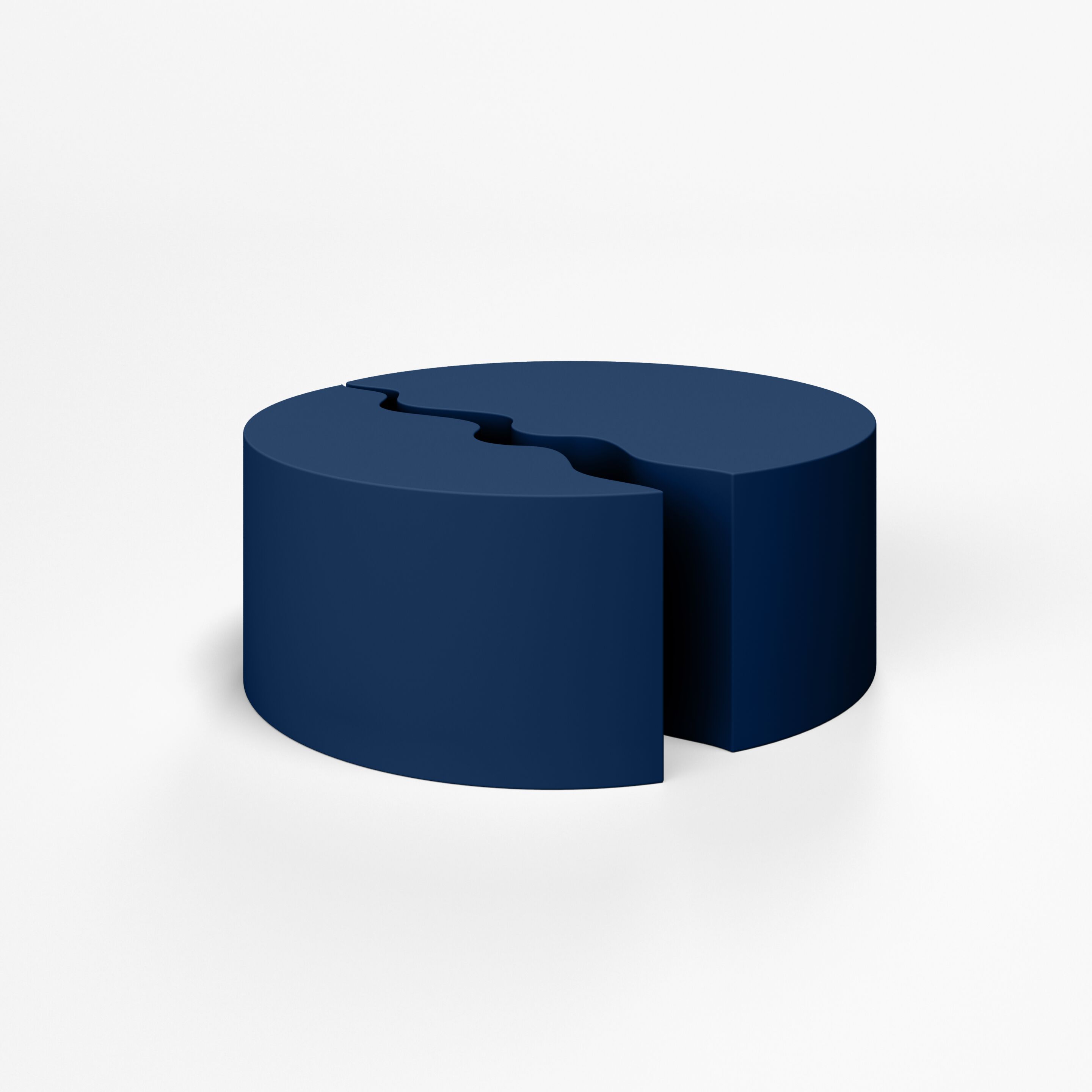 Круглый модульный пуф с пенопластовым покрытием SIXINCH DUAL ARCH-00096567 - Вид №24