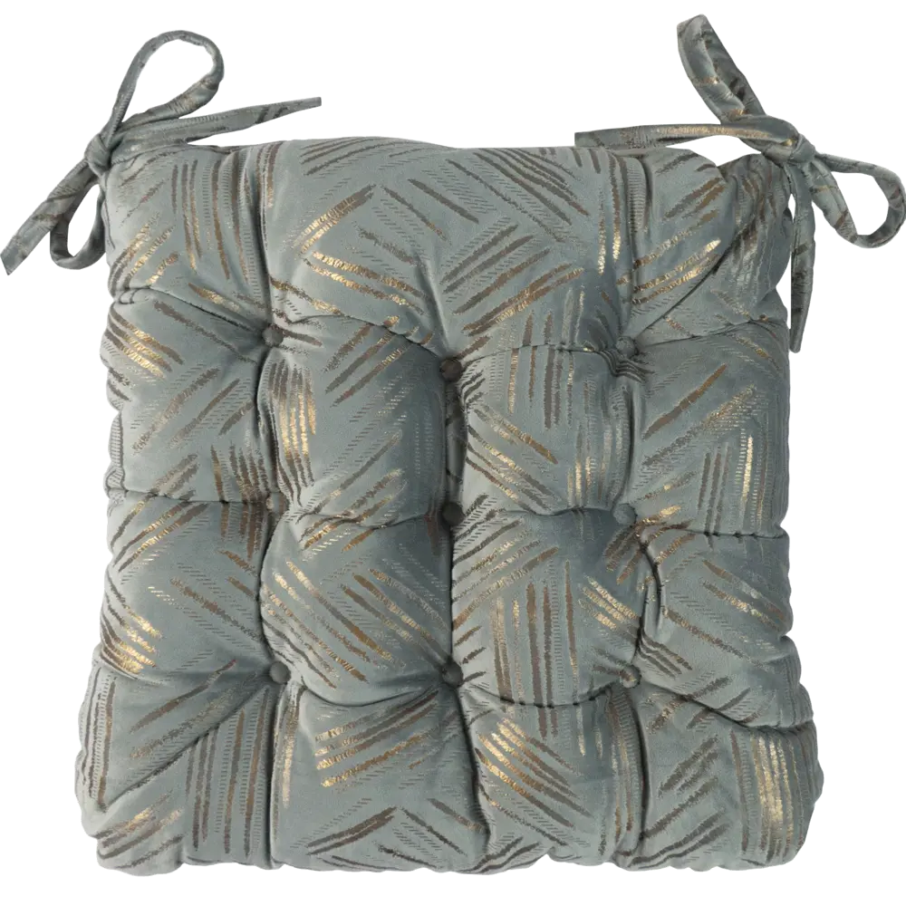 Подушка для стула Linen Way Холланд 36x6x40 см полиэстер серый STLM-2028227