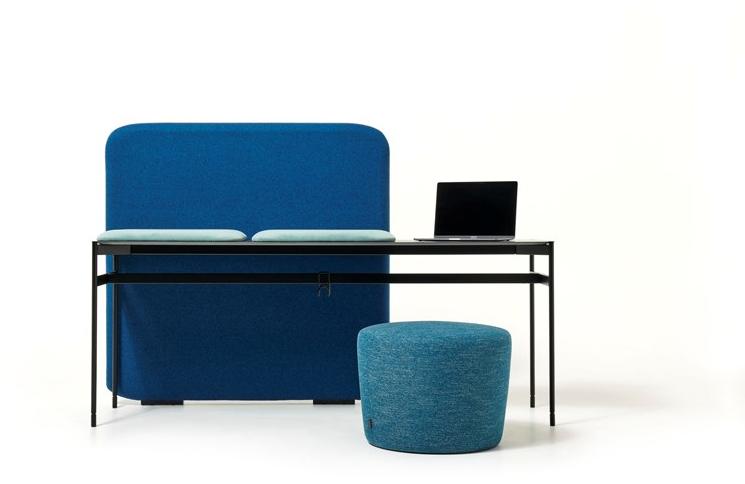 Diemme Отдельностоящая офисная перегородка из ткани Snake sun-id-1359790 - Вид №8