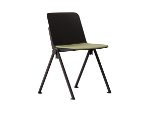 Стул из полипропилена с мягким сиденьем