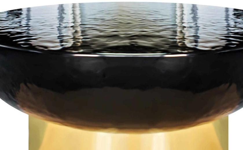 GANSK Круглый журнальный столик из стекловолокна  G3111  - Вид №1