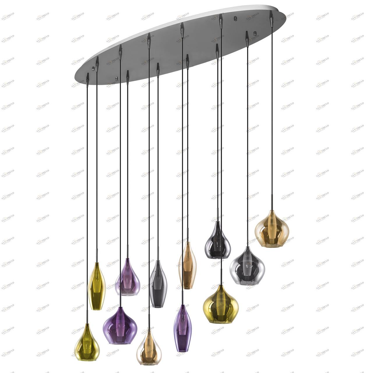 Подвесная люстра Lightstar Pentola 803225 LIGHTSTAR ДИЗАЙНЕРСКИЕ, PENTOLA 057573 Хром 