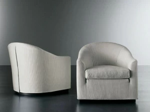 Meridiani Мягкое кресло со съемным чехлом из ткани Lenny fit