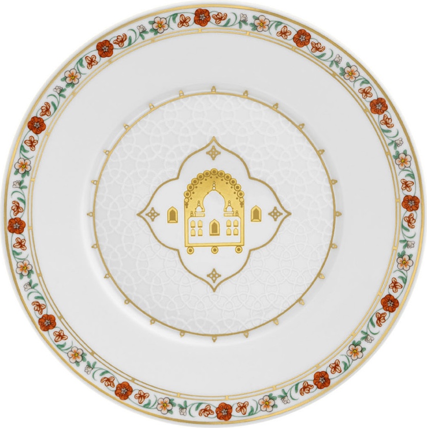 10543042 Furstenberg Тарелка десертная Furstenberg "Раджастан, Тадж Махал" 16см Фарфор 