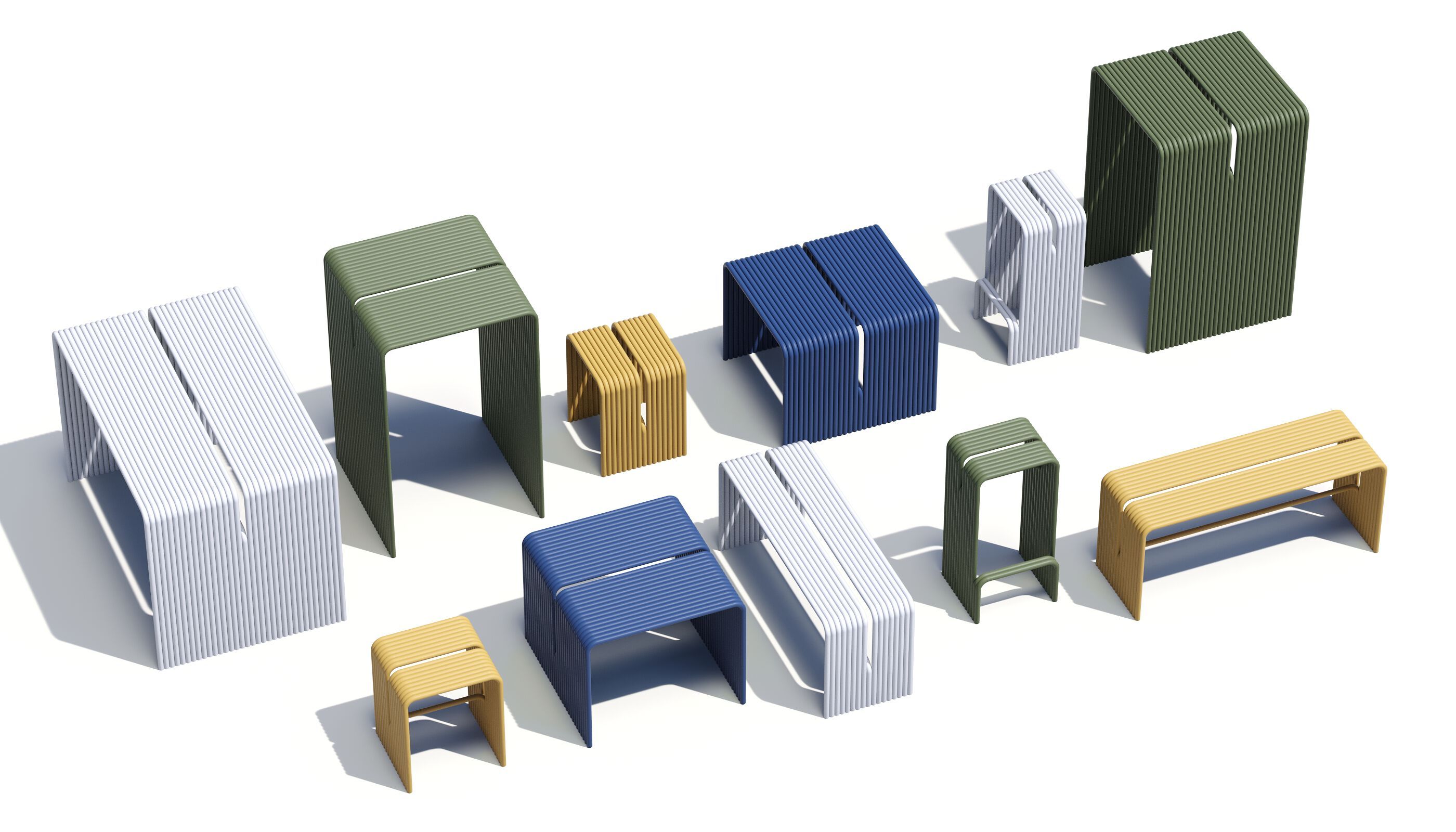 Алюминиевый прямоугольный садовый стол с порошковым покрытием Joyf TUbe ARCH-00023149 - Вид №9