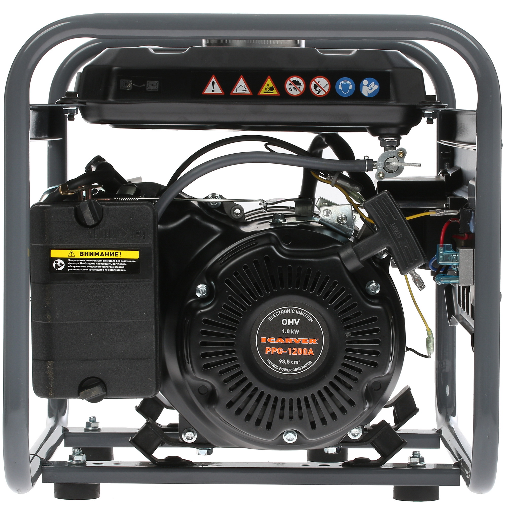 Электрогенератор   бензиновый Carver PPG-1200А 1081874 STDN-0148317 - Вид №4