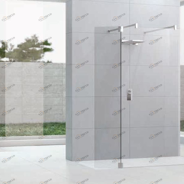 Novellini. Душевой уголок 95x90 см H4 с хромированным профилем KUADRA KUADFC961K2XKUADHA371K