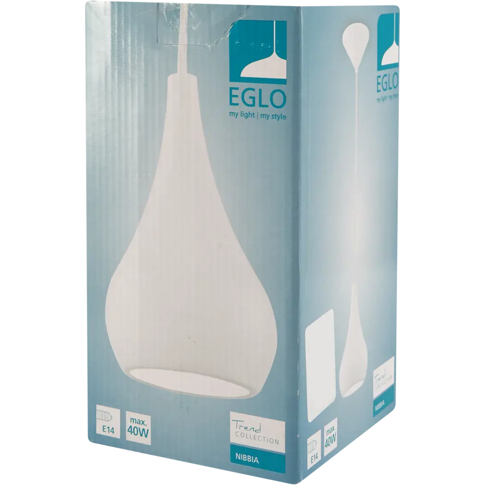 Подвесной светильник Eglo «Nibbia» 1xE14x40 Вт, цвет сталь/белый 18559822 STLM-2104628 Maytoni  - Вид №6