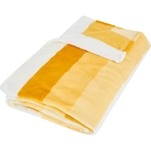 Плед Gradient 200x220 см фланель цвет желтый