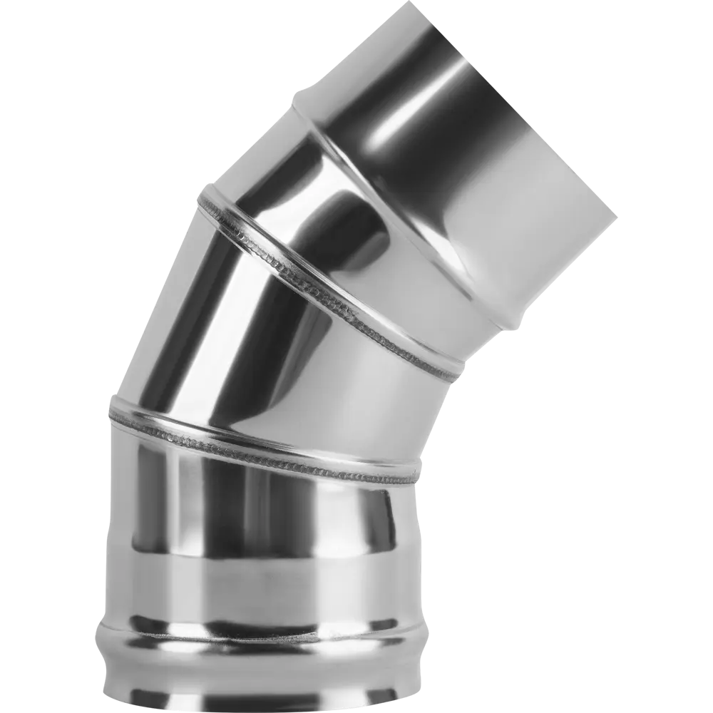 Колено 3 секции Металлик и Ко угол 135 (430/0.8 мм) D115 мм STLM-2031669 - Вид №1