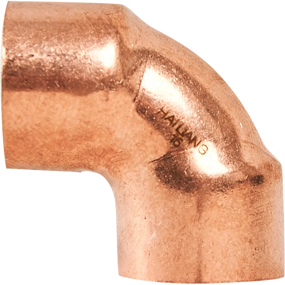 Угол двухраструбный Hailiang ø15/90° мм медь STLM-2031580 - Вид №1