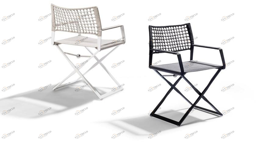 TRIBÙ Складной садовый стул с подлокотниками Regista 02018