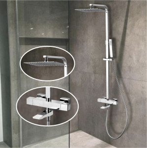 LT-301 Душевая система с термостатическим смесителем LAB.Space