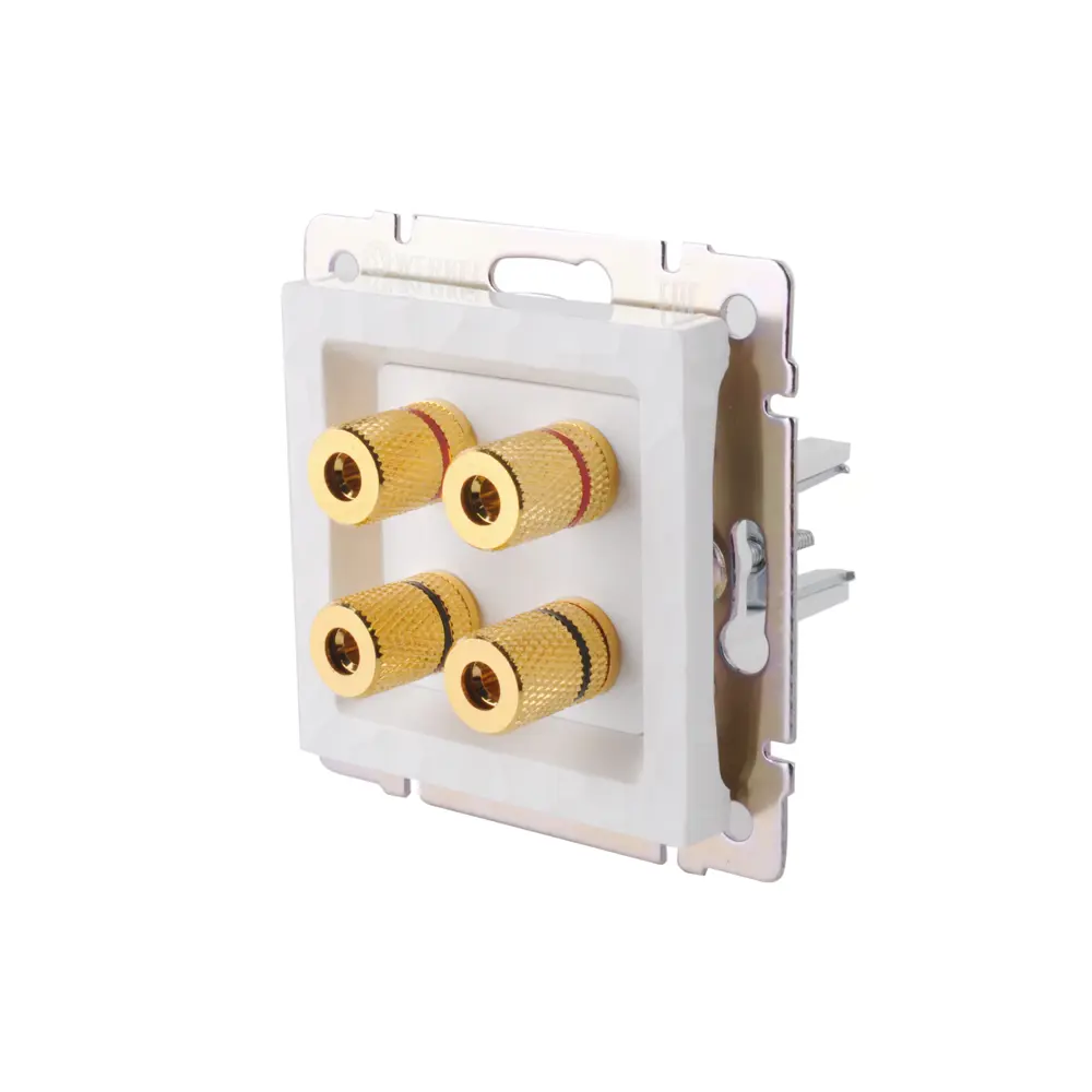 Акустическая розетка встраиваемая Werkel Hammer без заземления цвет белый STLM-2130645 - Вид №1