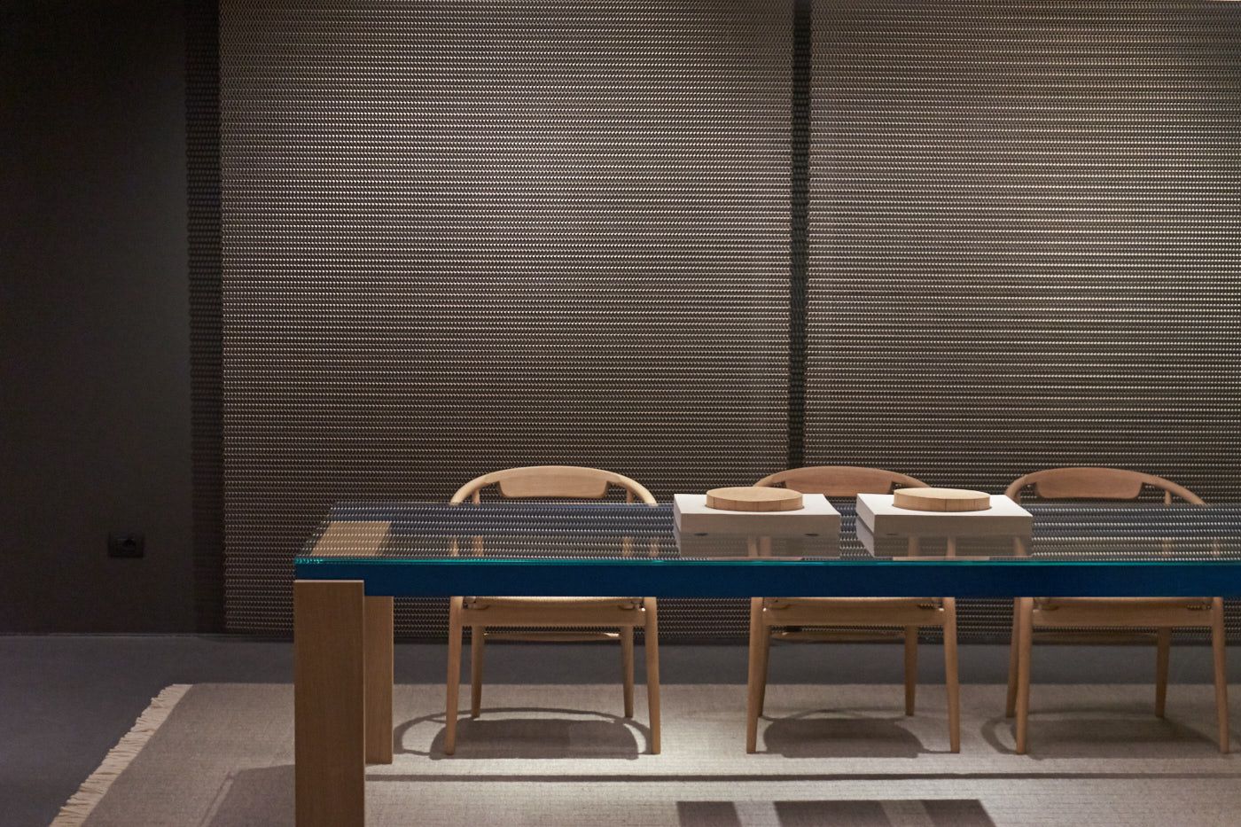 Прямоугольный стол из дерева и стекла B&B Italia PARALLEL STRUCTURE ARCH-00059315 - Вид №3