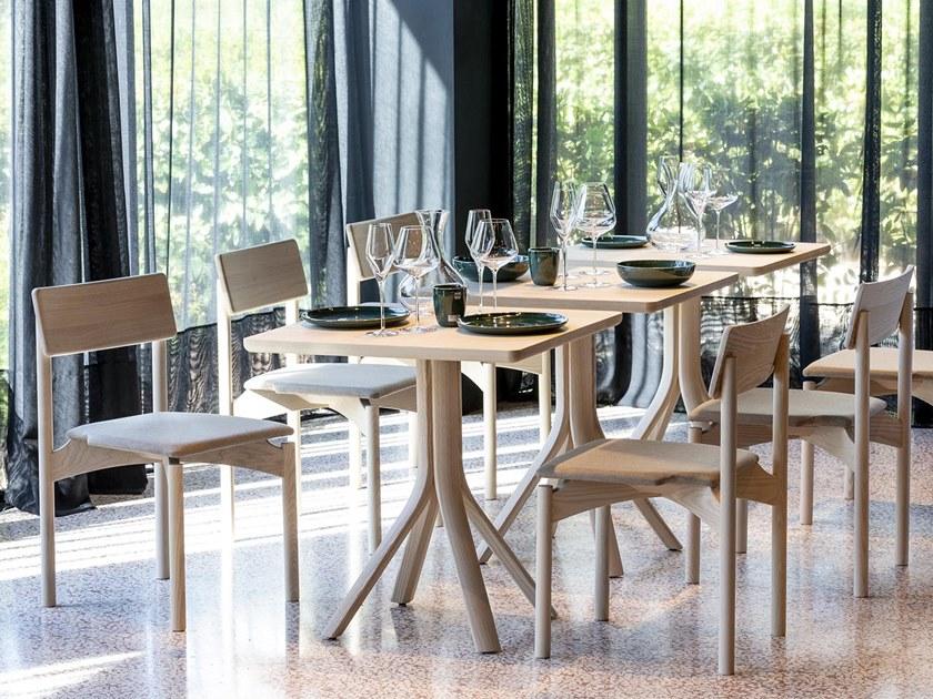 SIPA Стул из лакированного ясеня со встроенной подушкой Spam sun-id-1399776 - Вид №3