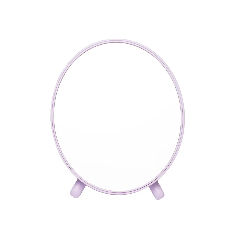 Декоративное зеркало овал 15.5x17.7 см пластик цвет фиолетовый Santreyd STLM-2113452 - Вид №1