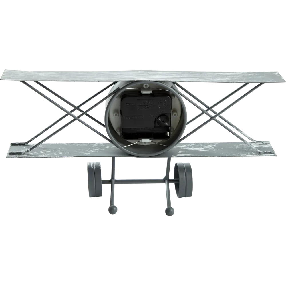 Часы настольные «Самолёт» металл серые 30х9х16 см Santreyd Самолет STLM-2187758 - Вид №3