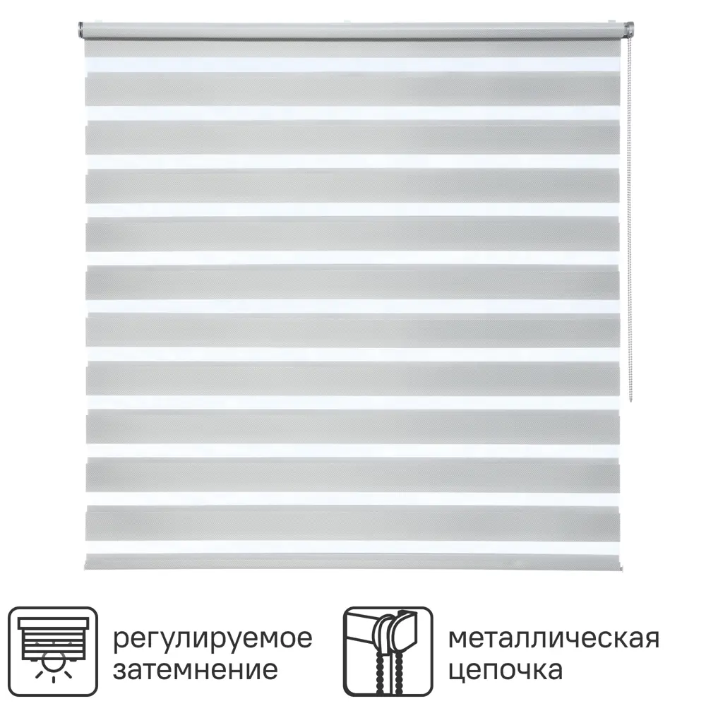 INSPIRE Siberia - Рулонная штора день-ночь с регулируемым светом 140×190 см 85225597 STLM-0060032