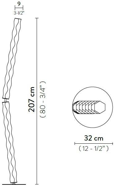 Slamp Светодиодный торшер из лентифлекс® Hugo sun-id-1368363 - Вид №13