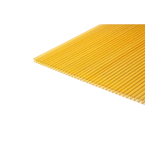 Поликарбонат сотовый 6 мм 2.1x3 м Киви желтый