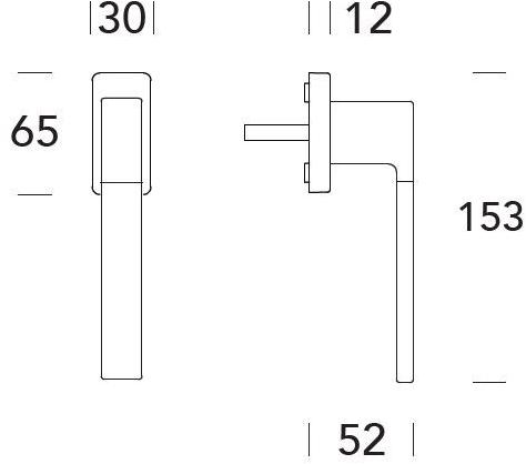 Reguitti Оконная ручка Zamak dk на розе B-mini A143dkq1588 - Вид №1
