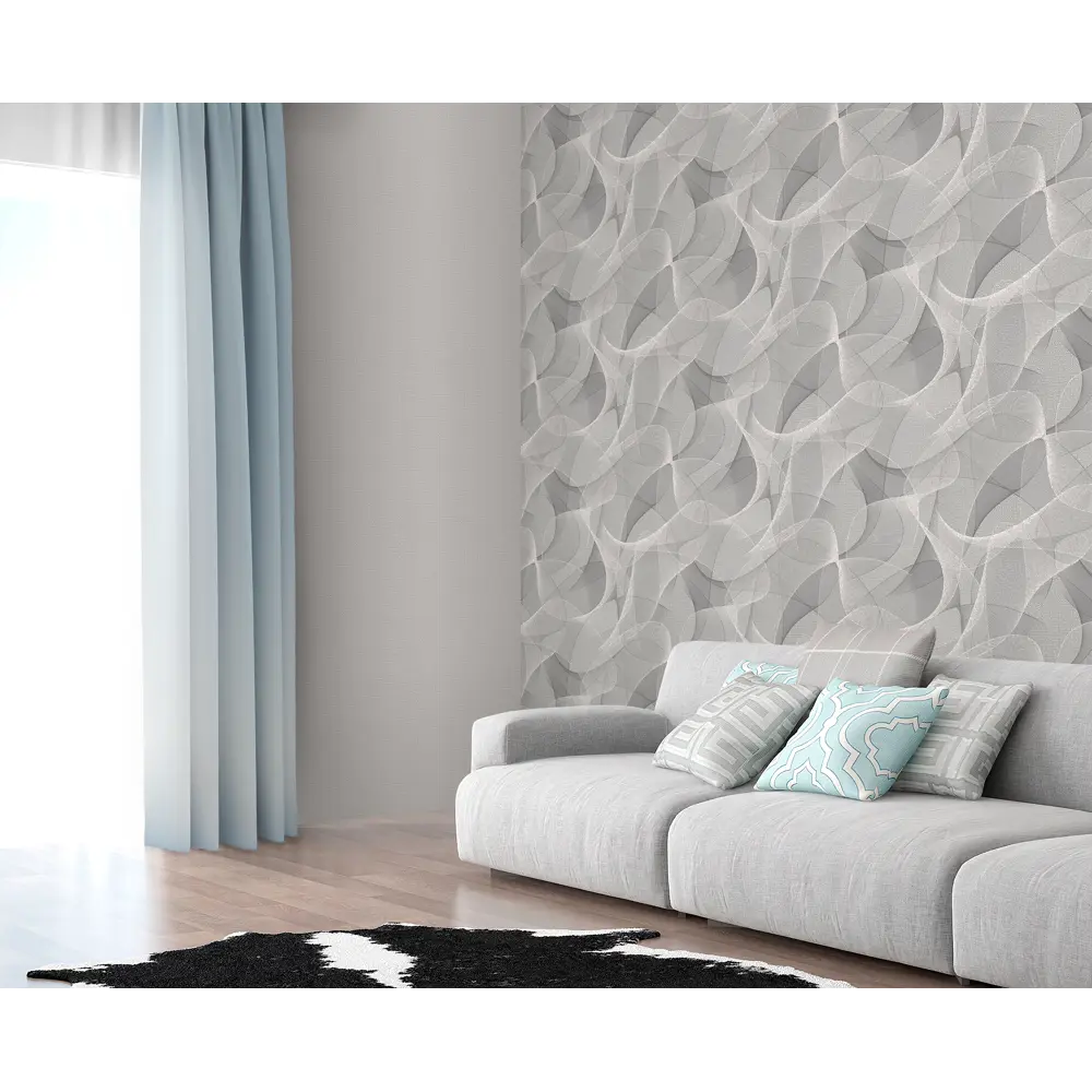 Обои флизелиновые Ateliero Space серые 1.06 м At38493-06 STLM-2061164 - Вид №4