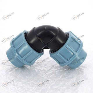 Угол 20 обжим для труб ПНД UNIDELTA 1006020000